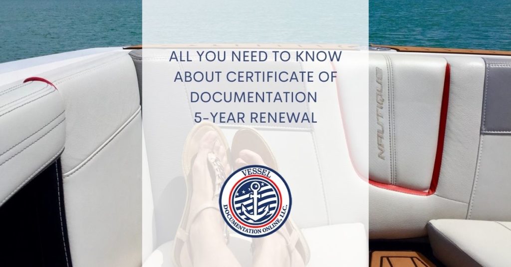 certificate of documentation