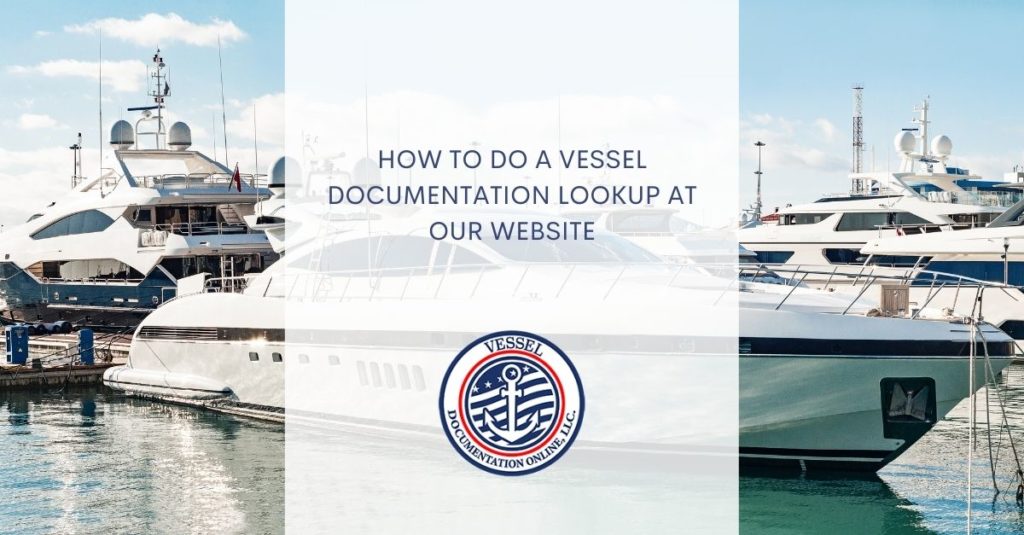 vessel documentation lookup