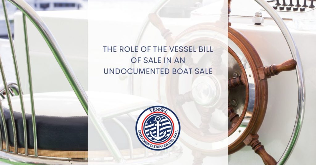 vessel bill of sale