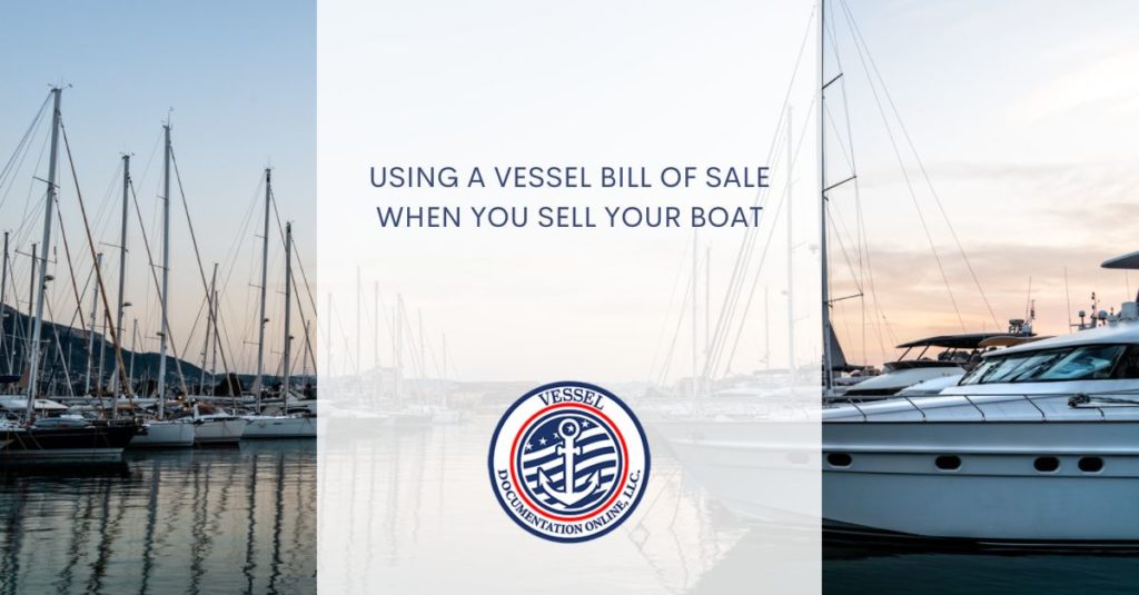 vessel bill of sale