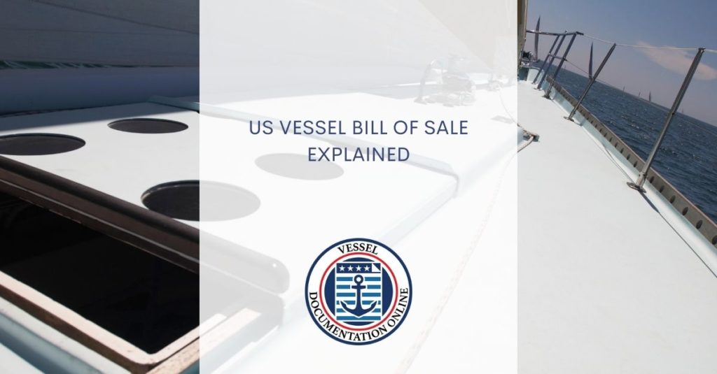 Vessel Bill Of Sale