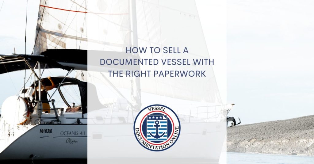 how to sell a documented vessel